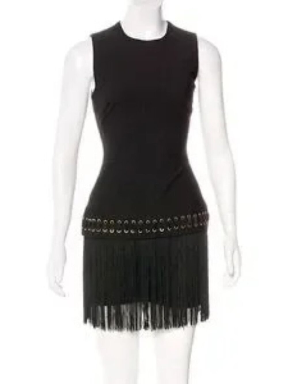 Black Fringe Mini Dress- Elizabeth and James size 2